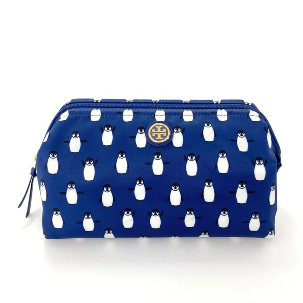 NWT Tory Burch Penguin Cosmetic Bag